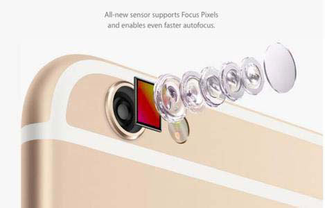 iPhone6s拍照、攝像性能均提升1200萬像素