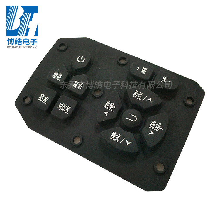 提供精密機械設備硅膠按鍵來圖來樣開模定制